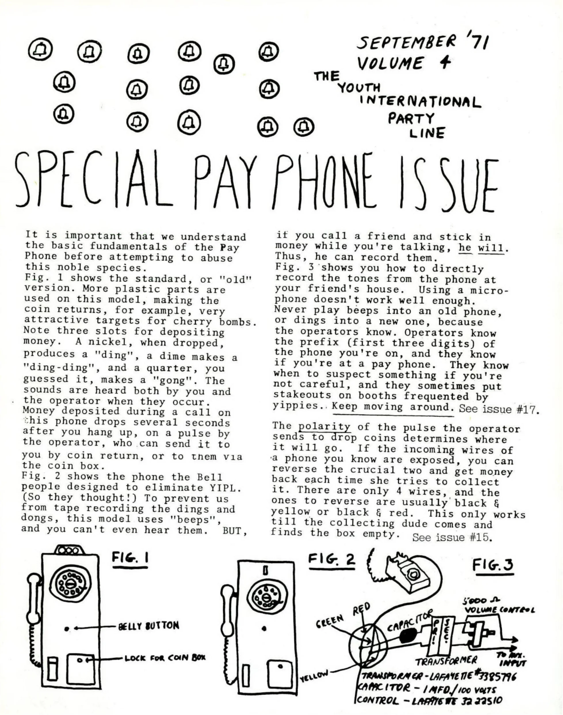 TAP No. 4 - Pay Phone Issue