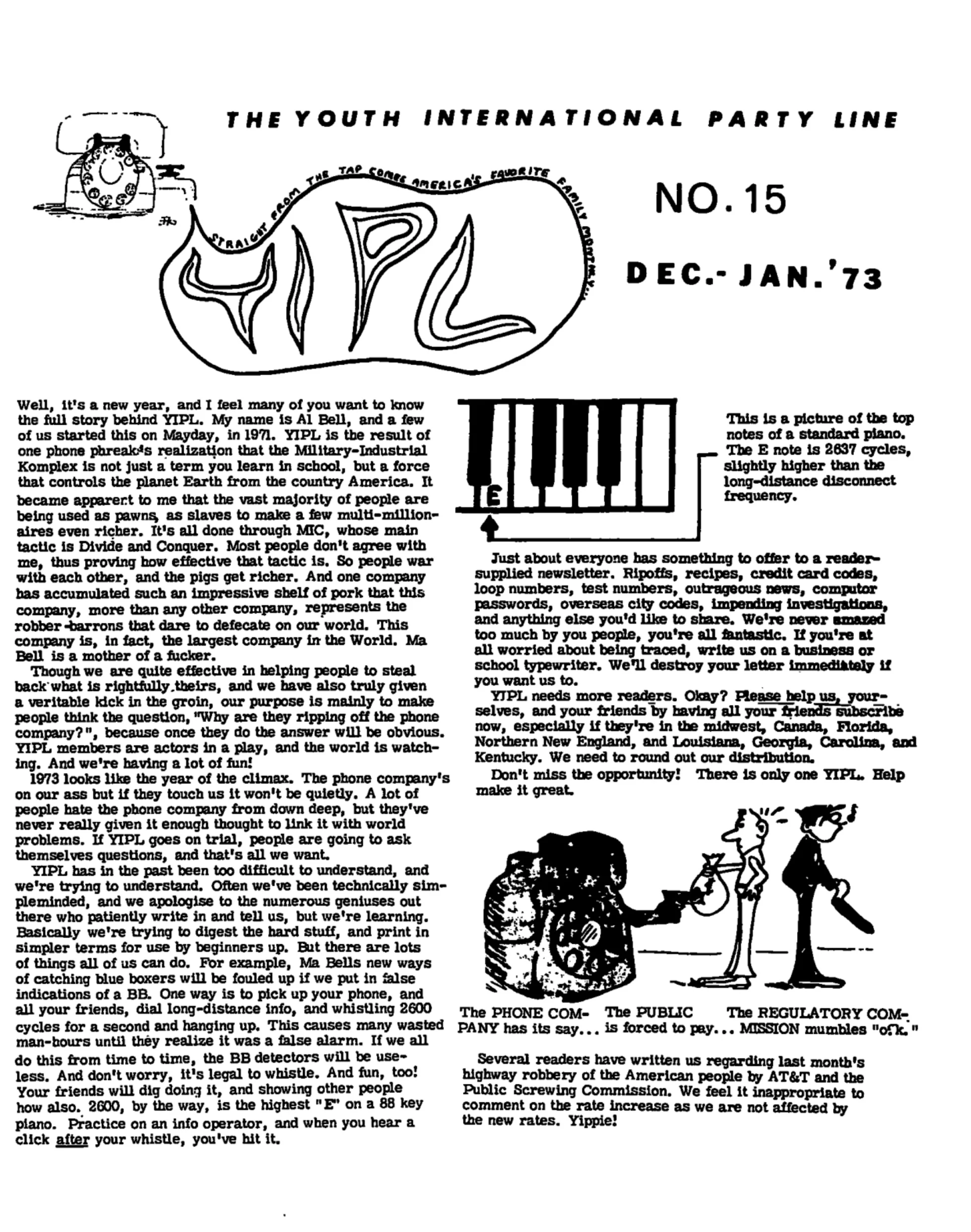 TAP No. 15 - 1973 Credit Card Code, T Network