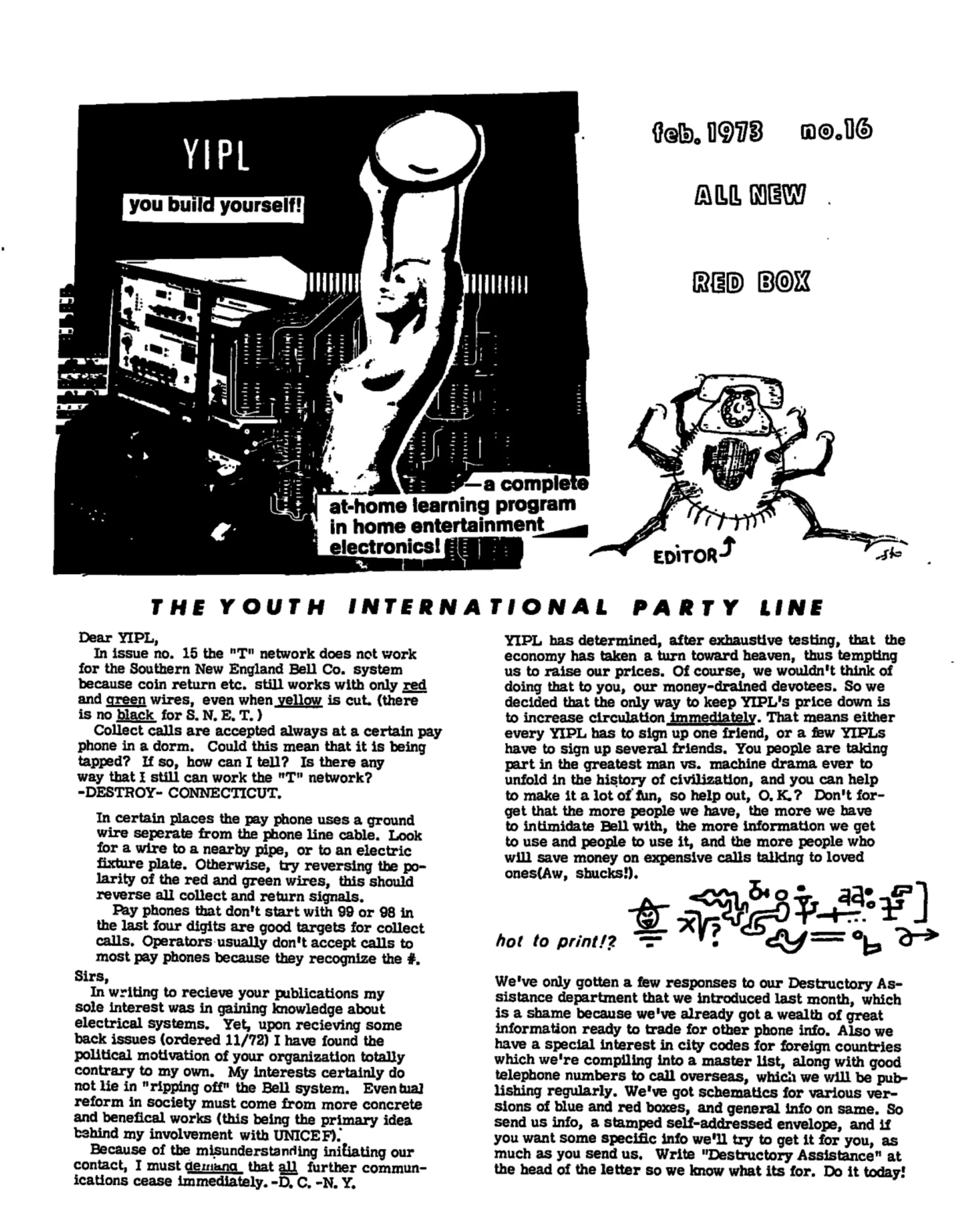 TAP No. 16 - Red Box Plans