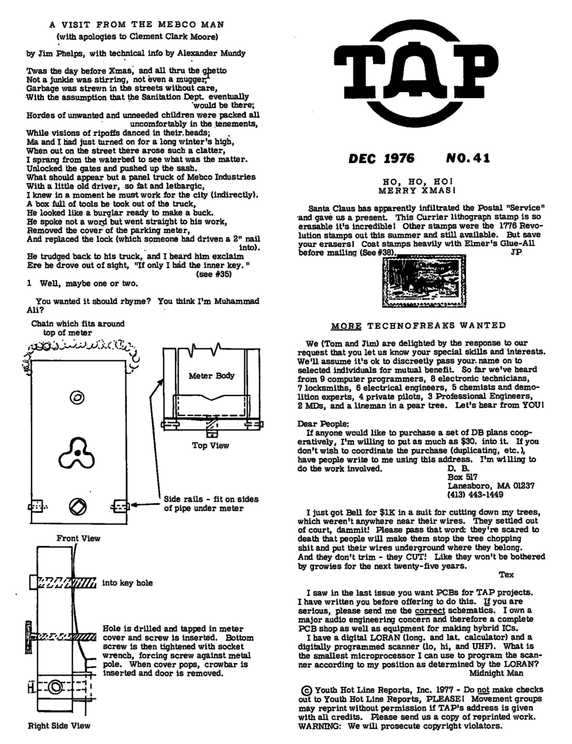 TAP No. 41 - Getting Busted, New CB Channels, 1977 CC Code